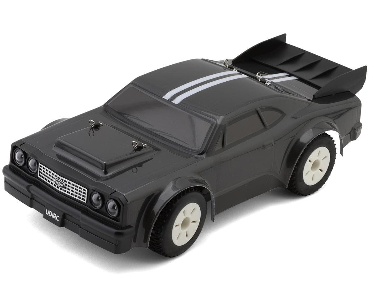 UDI RC 1/16 RTR Electric High Speed AWD Drag Racing Car (Brushless) (Black) w/2.4GHz Radio, Battery & Charger