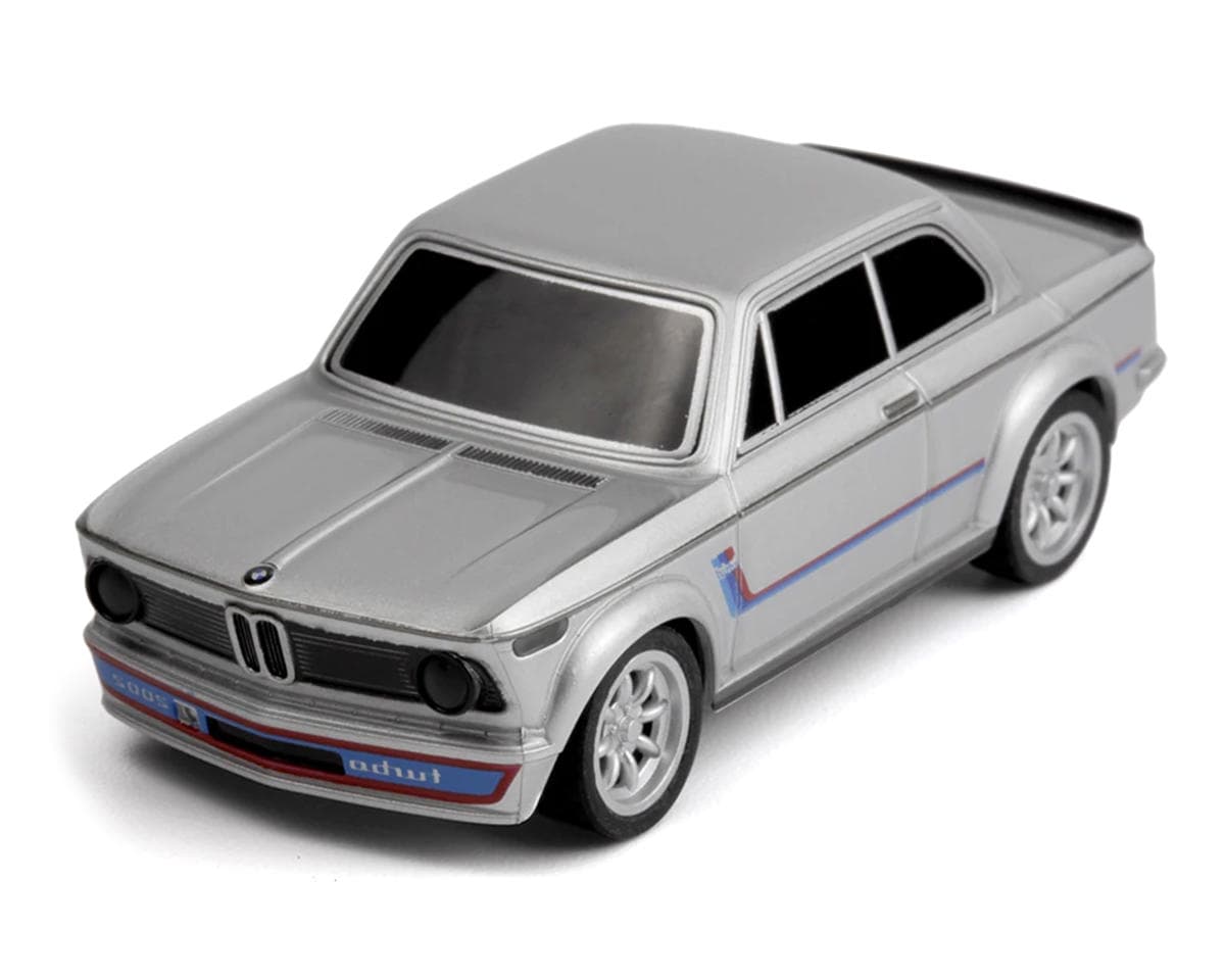 HPI Nano-TTR BMW 2002 Turbo 1/64 RTR Electric 2WD Micro Touring RC Car (Silver) w/2.4GHz Radio, Battery & USB-C Cable