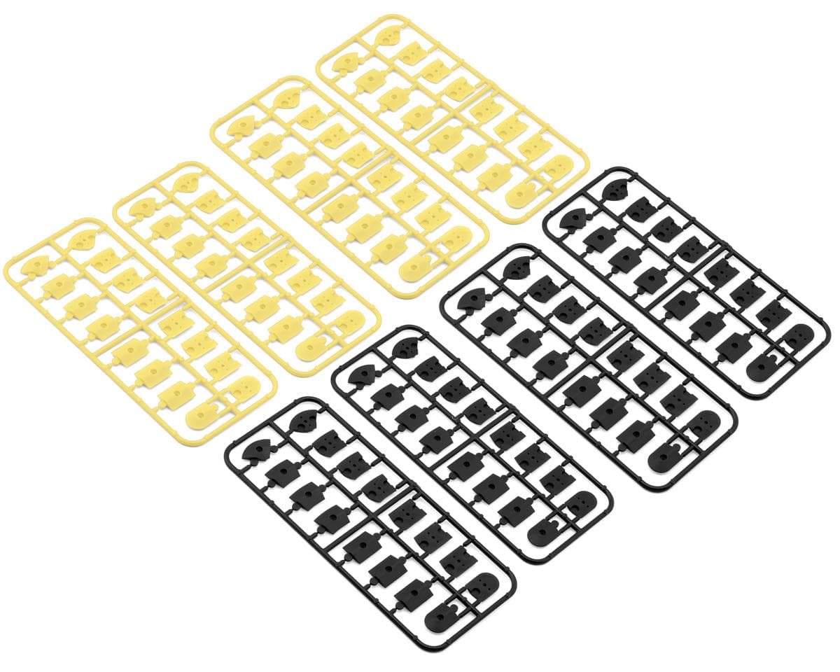 HPI Nano-TTR Interlocking Curb Set (Black/Yellow)
