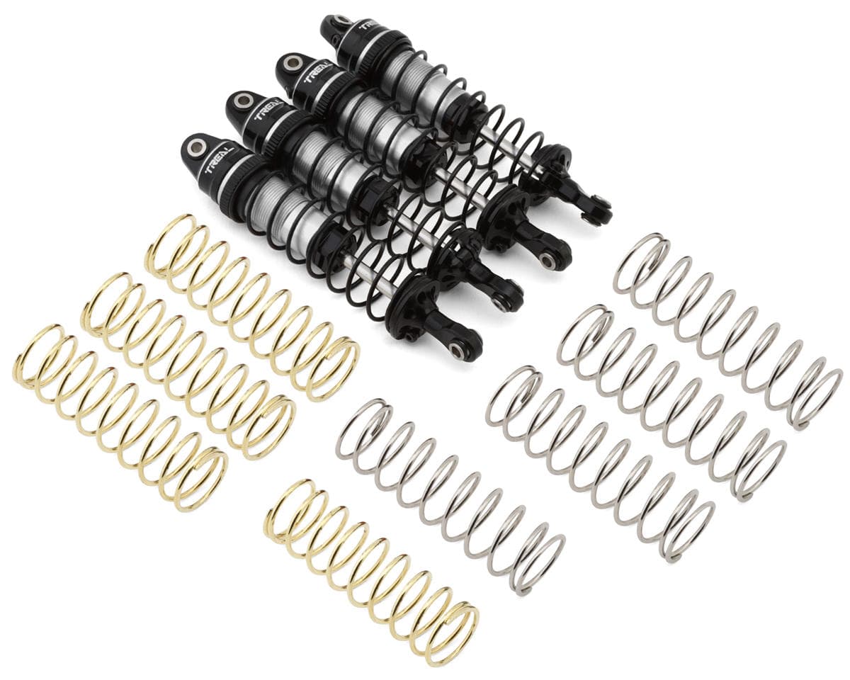 Treal Hobby Aluminum Adjustable Shocks for Traxxas® Mini Maxx®/Mini XRT® (88mm) (Silver)