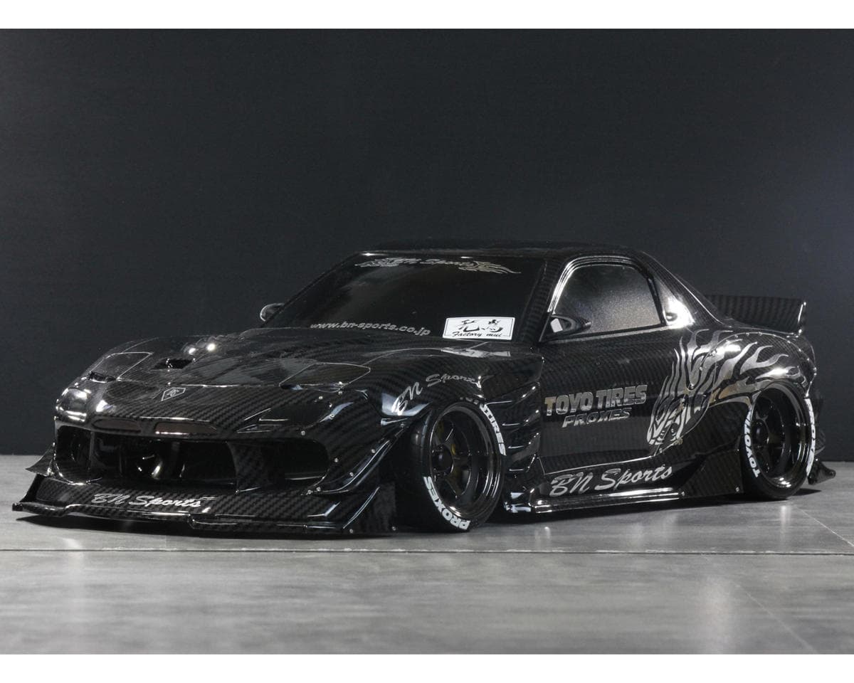 Pandora RC 1/10 Mazda RX-7 FD3S BN Sports Drift Body Set (Carbon Fiber Dipped) (257-260mm)