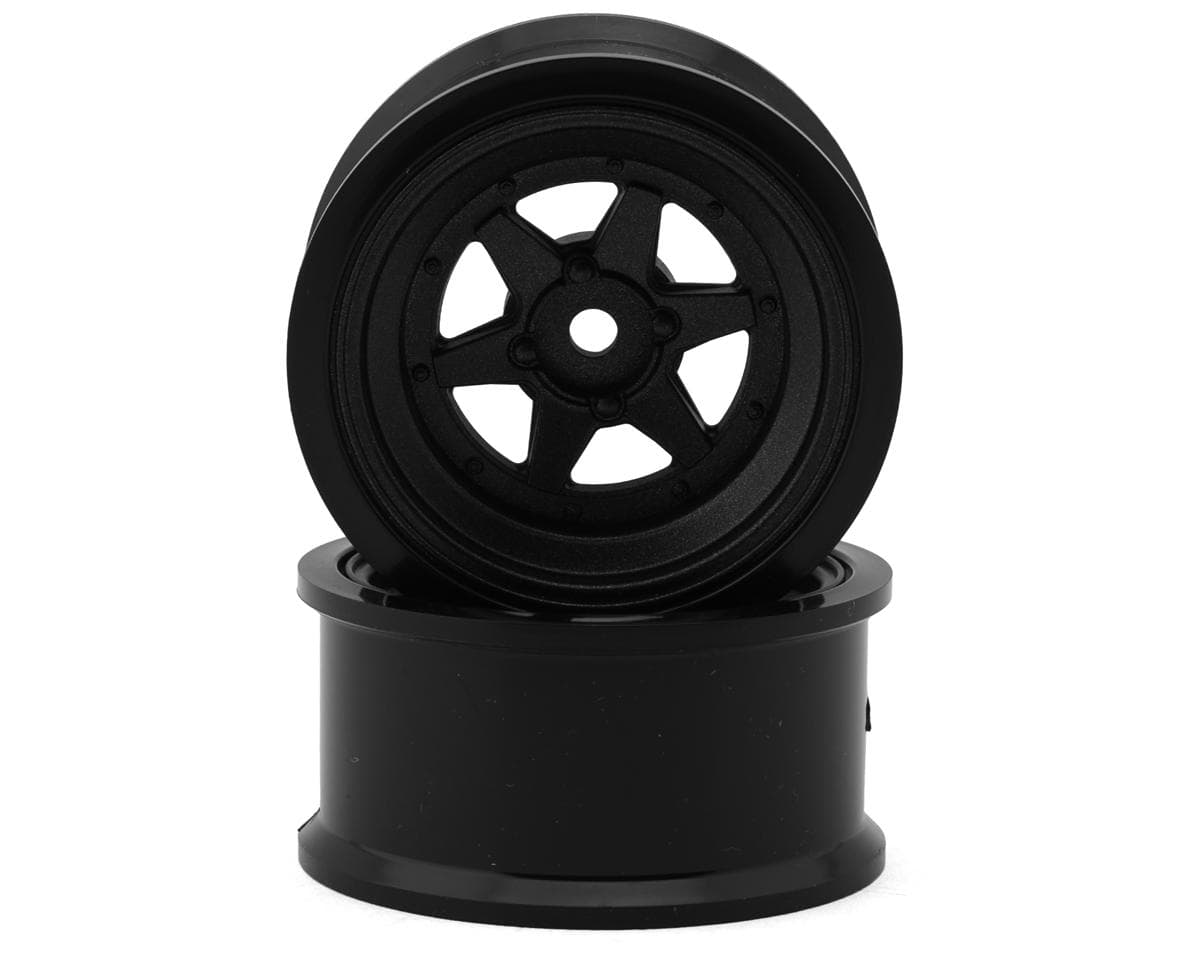 RC Art Fifteen Series Longchamp 1/10 Drift Wheels (Matte Gun-Metallic) (2) (8mm Offset) w/12mm Hex