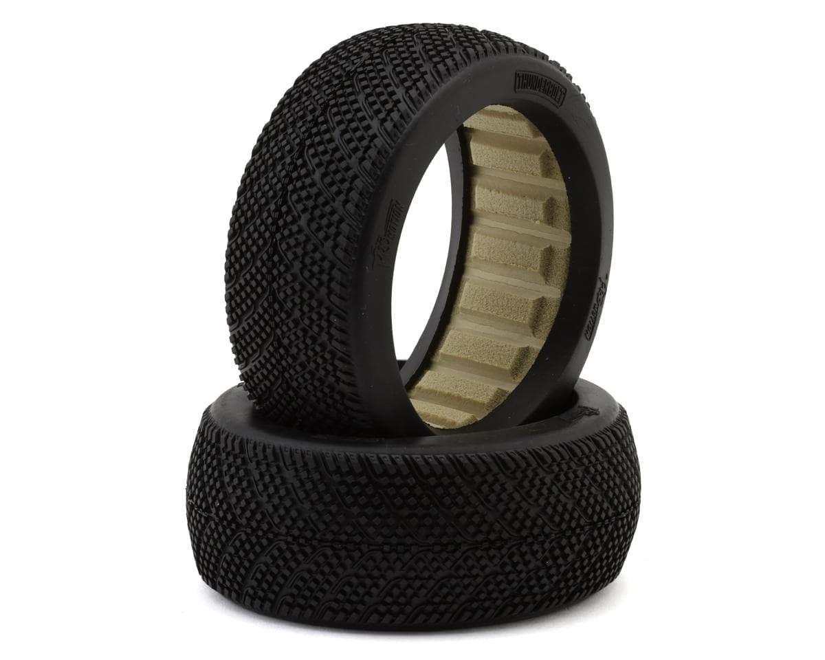 Pro-Motion Thunderbolt 1/8 Off-Road Buggy Tires (2) (T2) w/Foam Inserts