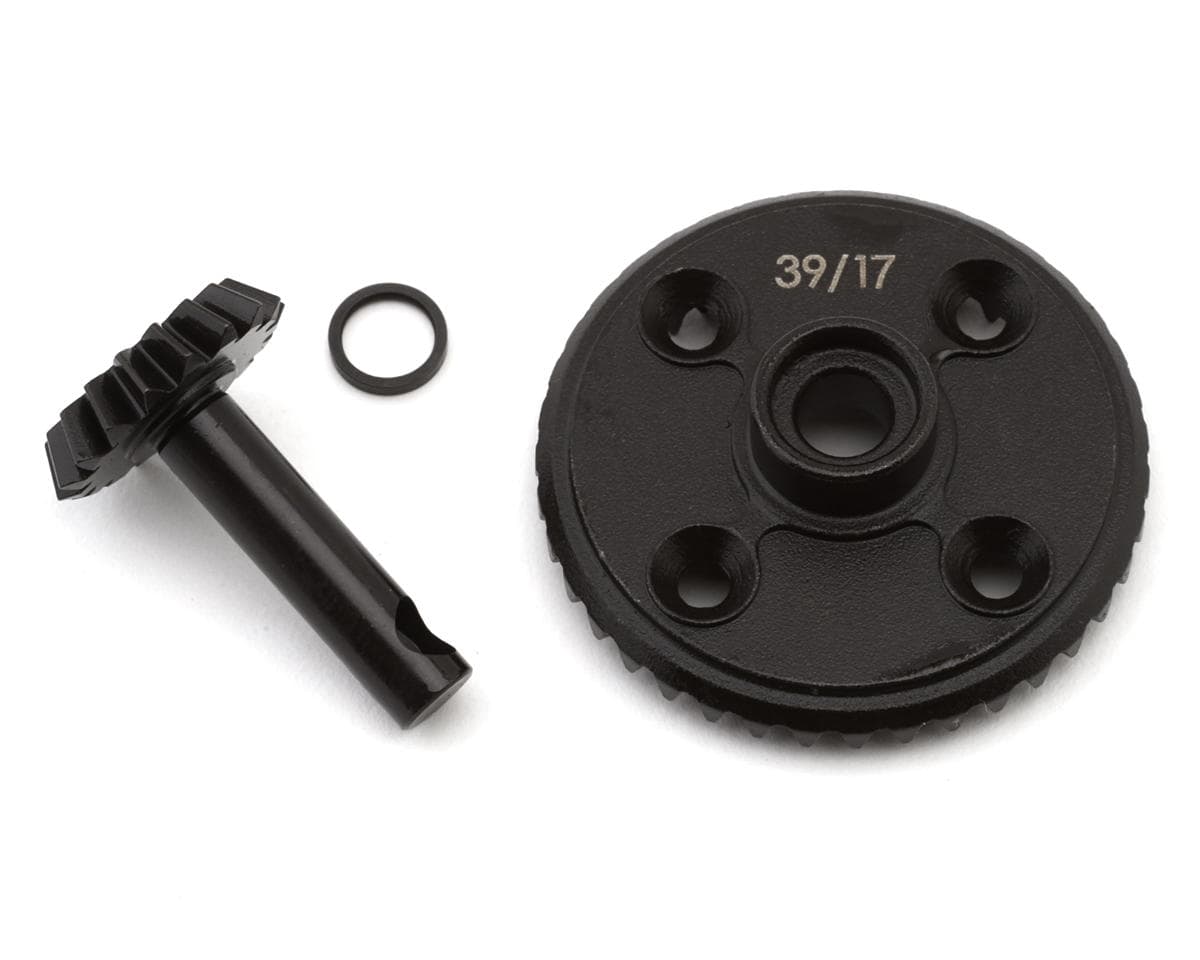 Team Associated RC10B84 Factory Team Steel Overdrive Ring & Pinion Gear Set (39T/17T)