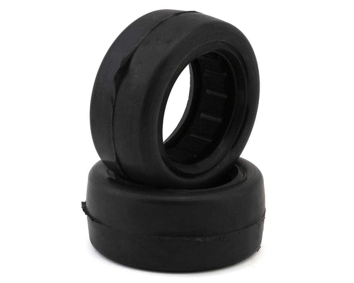 Raw Speed RC Slick 2.2" 1/10 2WD/4WD Front Buggy Tires (2) (Super Soft - Long Wear) w/Foam Inserts