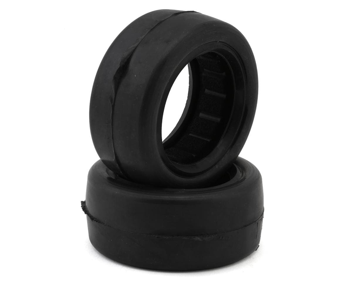 Raw Speed RC Slick 2.2" 1/10 2WD/4WD Front Buggy Tires (2) (Soft - Long Wear) w/Foam Inserts