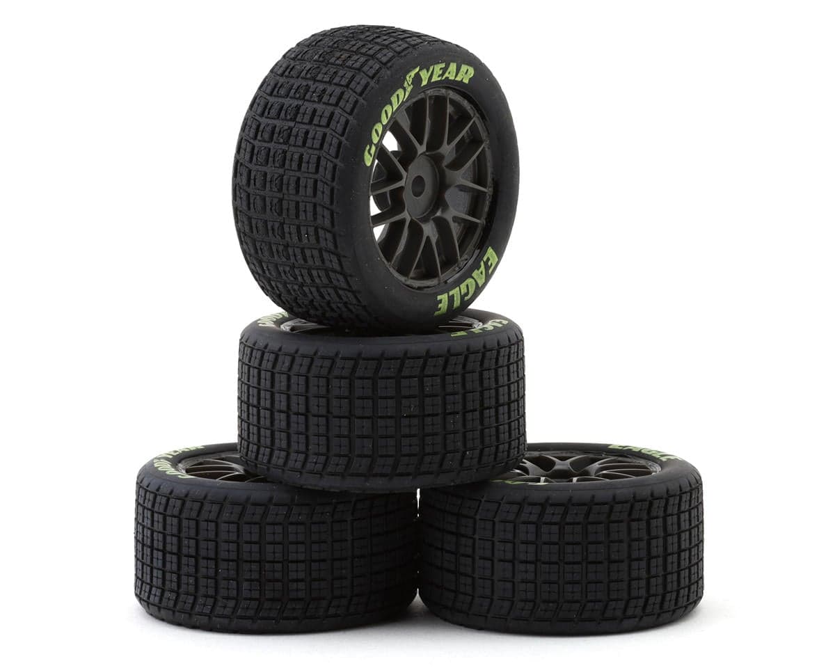 Pro-Line Losi NASCAR 1/12 Goodyear Eagle Pre-Mounted Dirt Tires (4) (Medium)