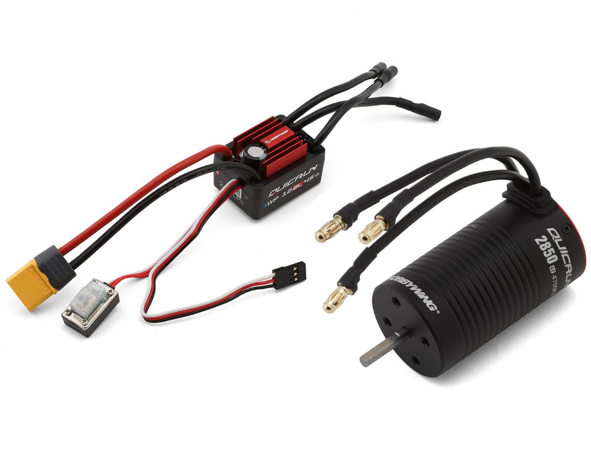 Hobbywing Quicrun 12BL45 G2 Brushless ESC & 2850SL G2 Motor 1/12 Combo (4700kV)