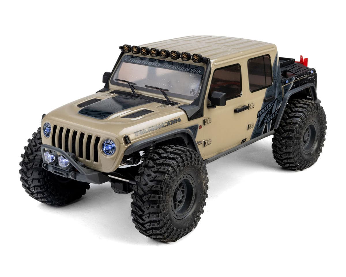 Axial SCX10 III Jeep JT Gladiator 1/10 RTR 4WD Electric Trail Rock Crawler (Tan) w/2.4GHz Radio