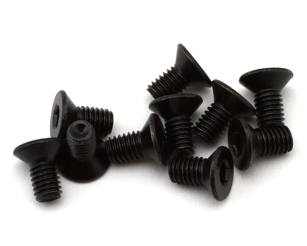 JConcepts 3x6mm Flat Head Screws (10)