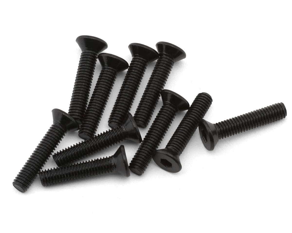 JConcepts 3x15mm Flat Head Screws (10)