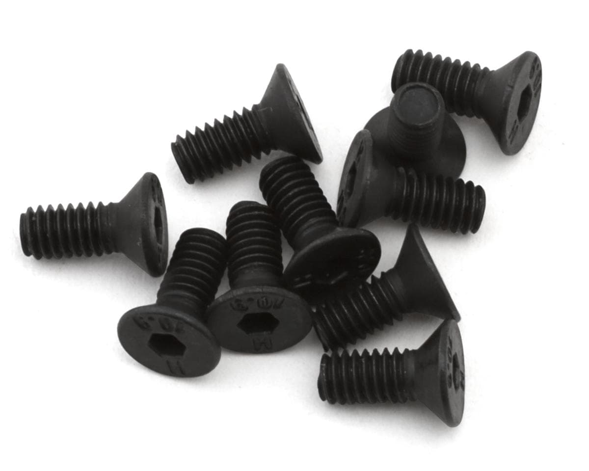 JConcepts 2.5x6mm Flat Head Screws (10)