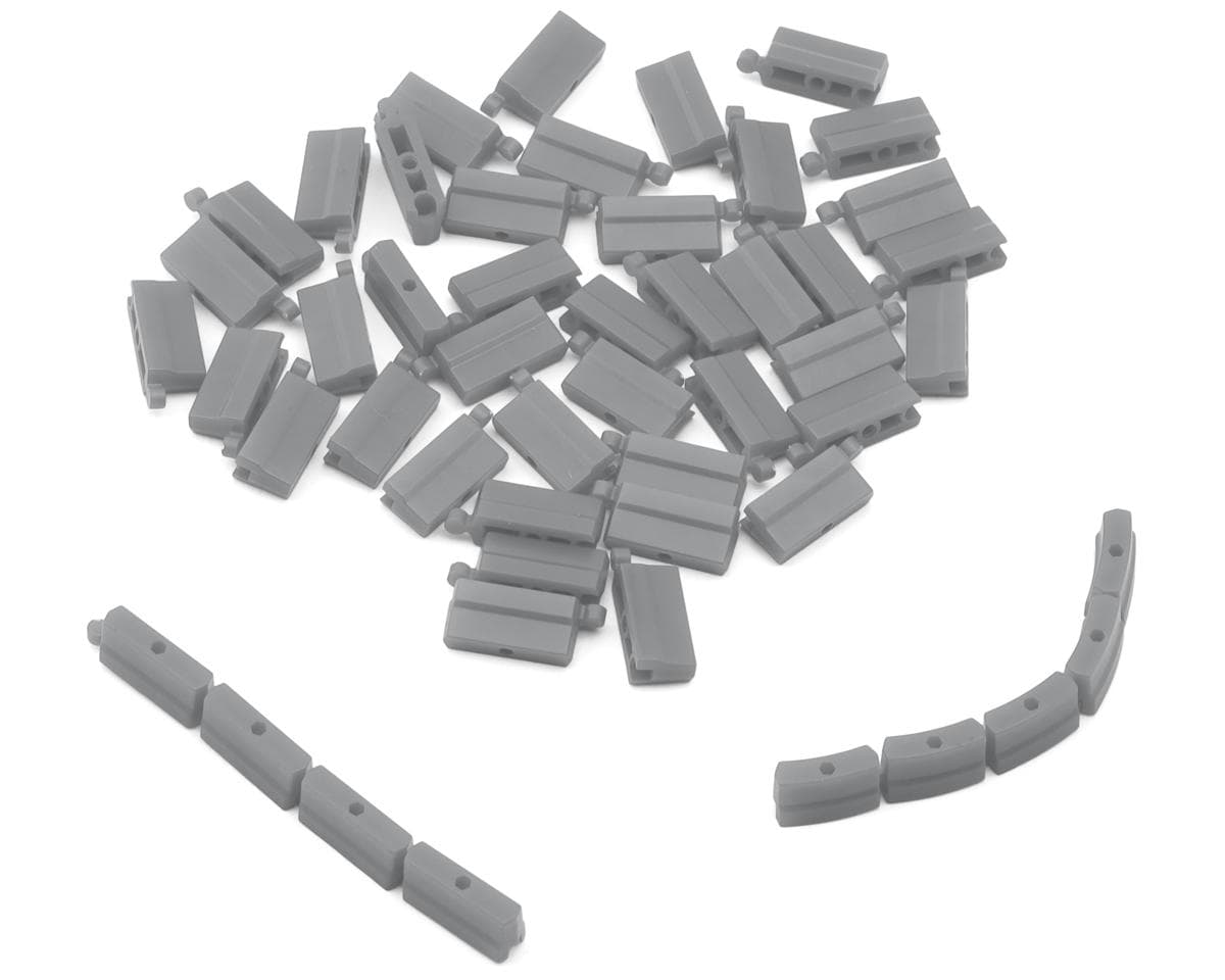 Turbo Racing Micro RC Track Mat Fence Set (Grey) (50Pcs)