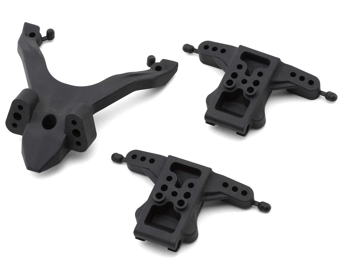Team Associated RC10B7.1 Factory Team Carbon Top Plate & Ballstud Mount Set