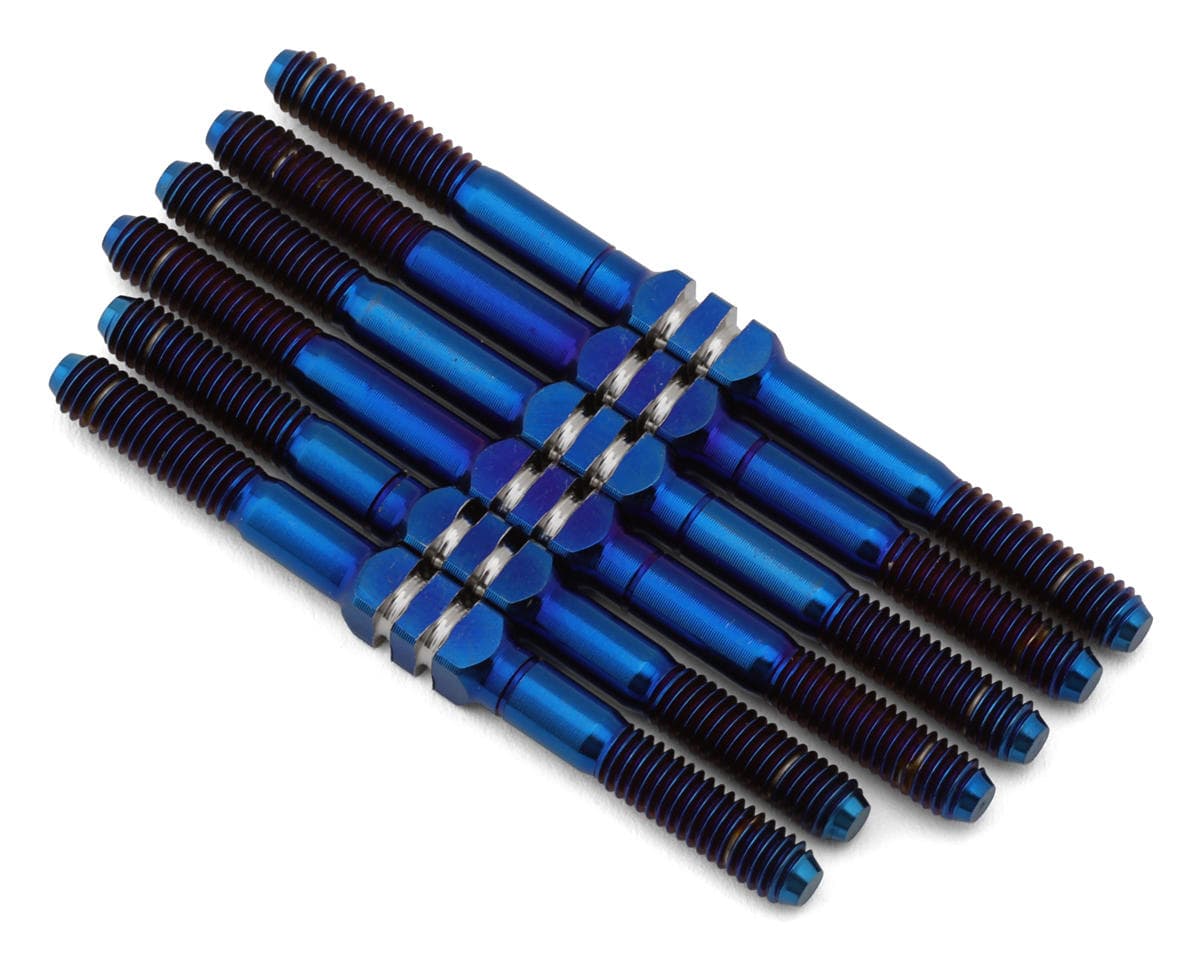 Whitz Racing Products Schumacher CAT PB HyperMax Titanium Turnbuckles Set (Blue)