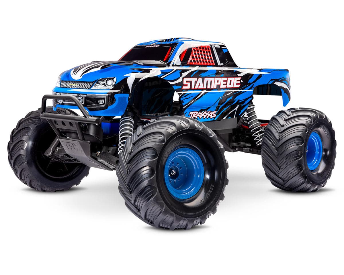 Traxxas Stampede HD 1/10 RTR 2WD Electric Monster Truck (Blue) w/XL-5 ESC, TQ 2.4GHz Radio, Battery & USB-C Charger