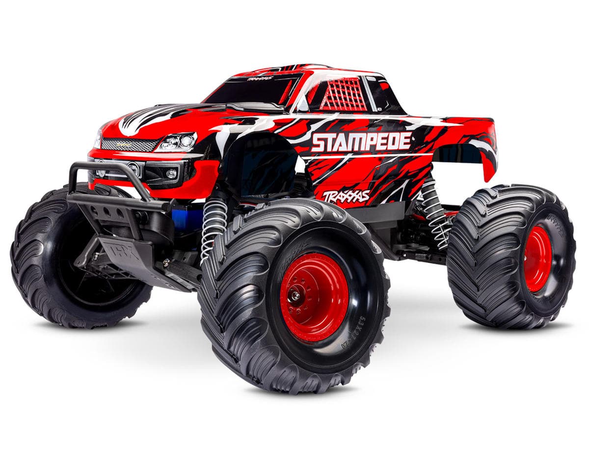 Traxxas Stampede HD 1/10 RTR 2WD Electric Monster Truck (Red) w/XL-5 ESC, TQ 2.4GHz Radio, Battery & USB-C Charger