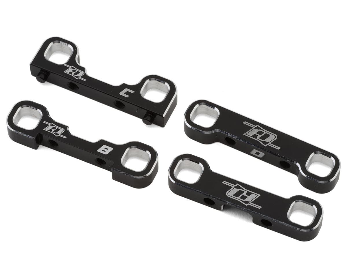 Revolution Design Team Associated RC10B84 Aluminum HD Suspension Mount Set (Black)