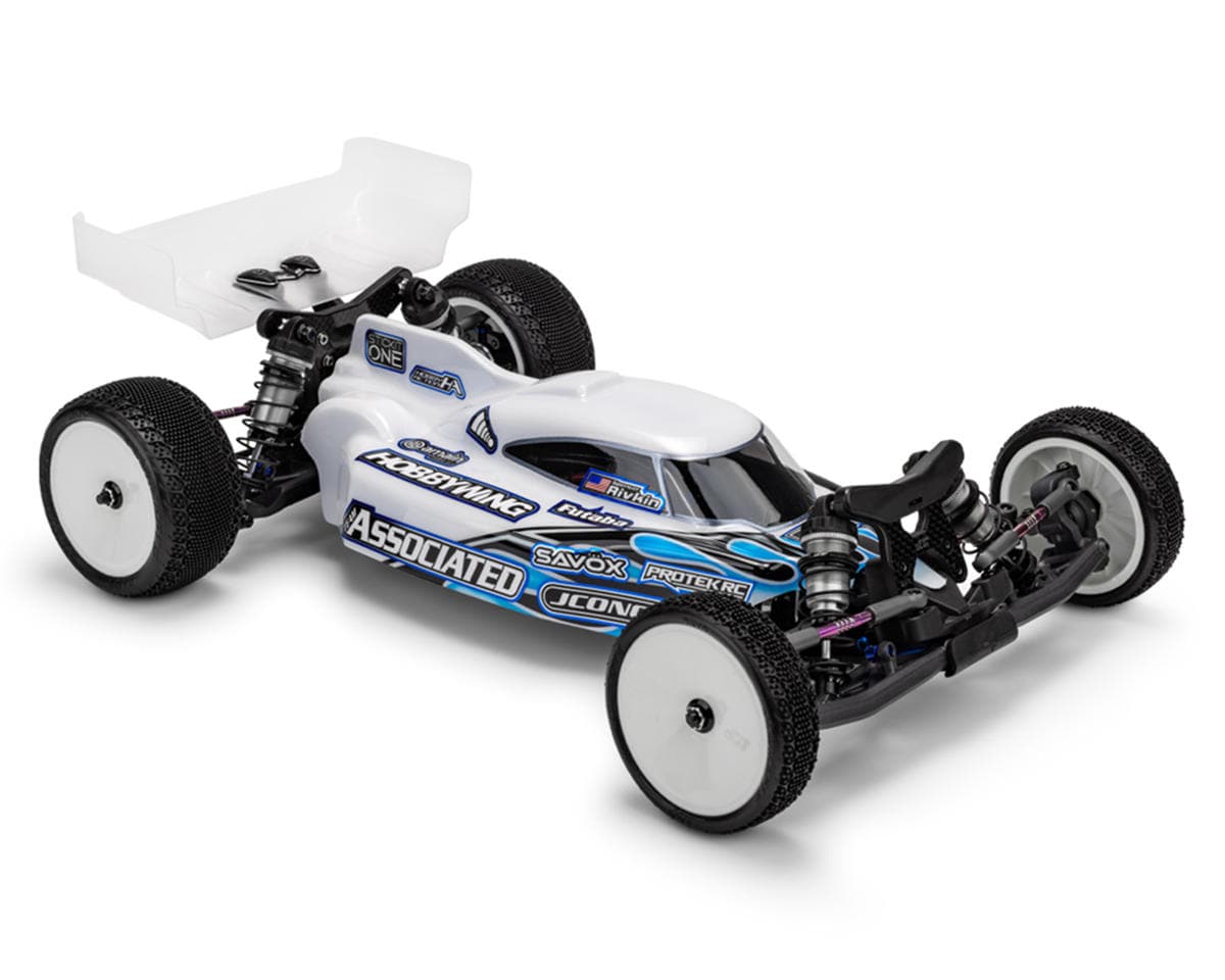 JConcepts Team Associated RC10B7/B7D "Striker" 1/10 2WD Buggy Body w/Carpet Wing (Clear)