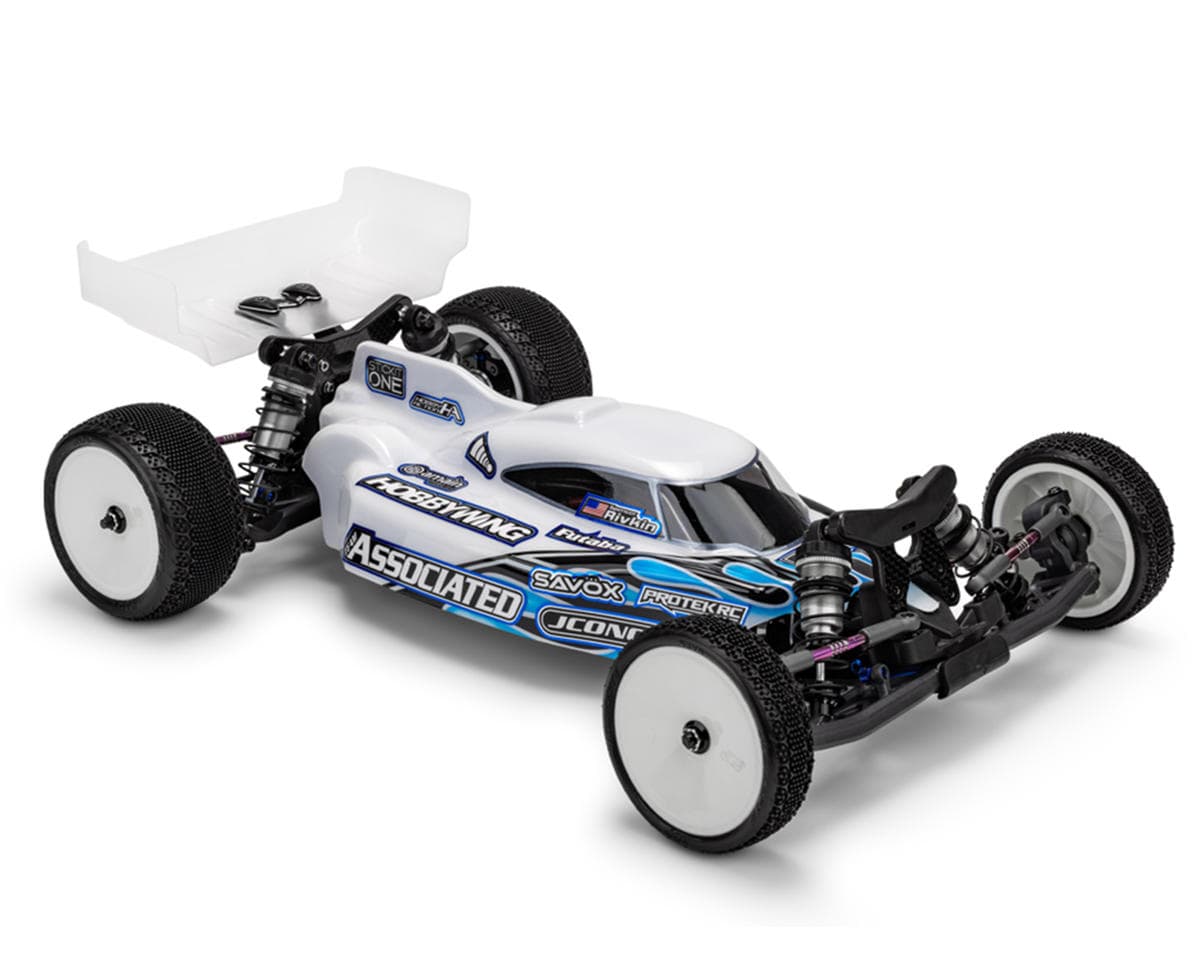 JConcepts Team Associated RC10B7/B7D "Striker" 1/10 2WD Buggy Body w/Carpet Wing (Clear) (Lightweight)