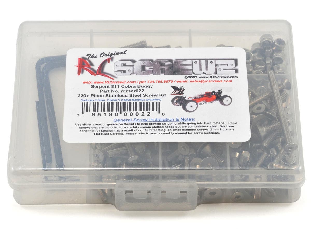 RC Screwz Screw Set: Serpent 811 Cobra