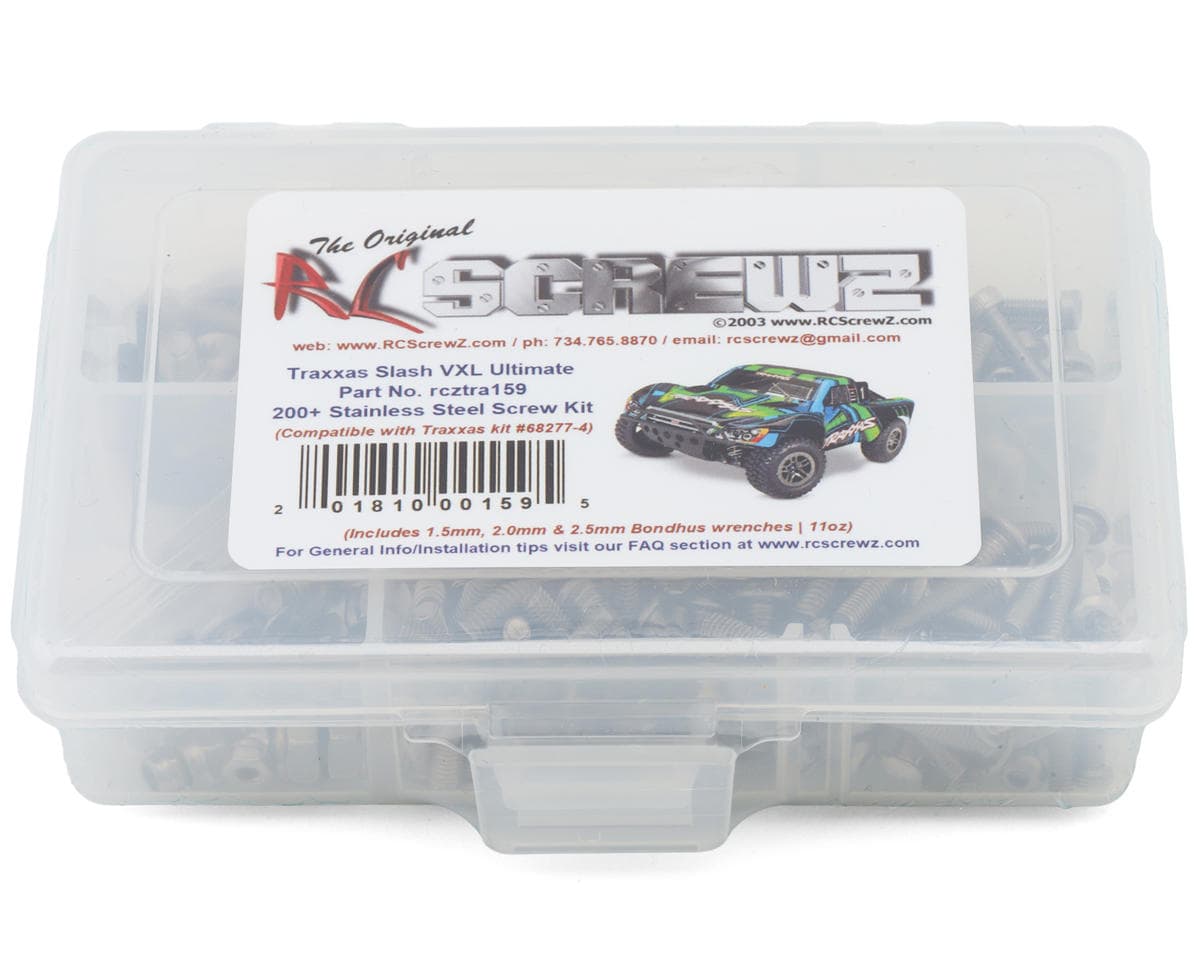 RC Screwz Stainless Steel Screw Kit for Traxxas® Slash 4x4® Ultimate