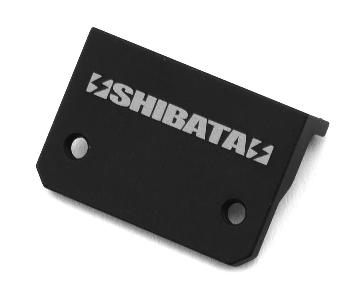 Shibata GRK Aluminum Rear ESC Mounting Plate (Black) (Flat)