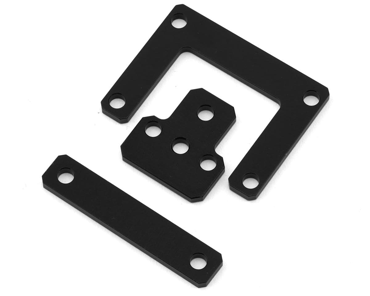 Shibata GRK5-R Aluminum Gearbox Raiser Plate Set (Black)