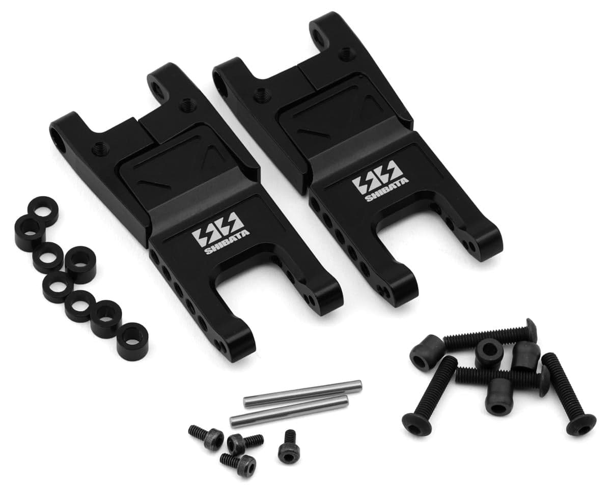Shibata GRK Aluminum Adjustable Rear Lower Suspension Arms (Black) (2)