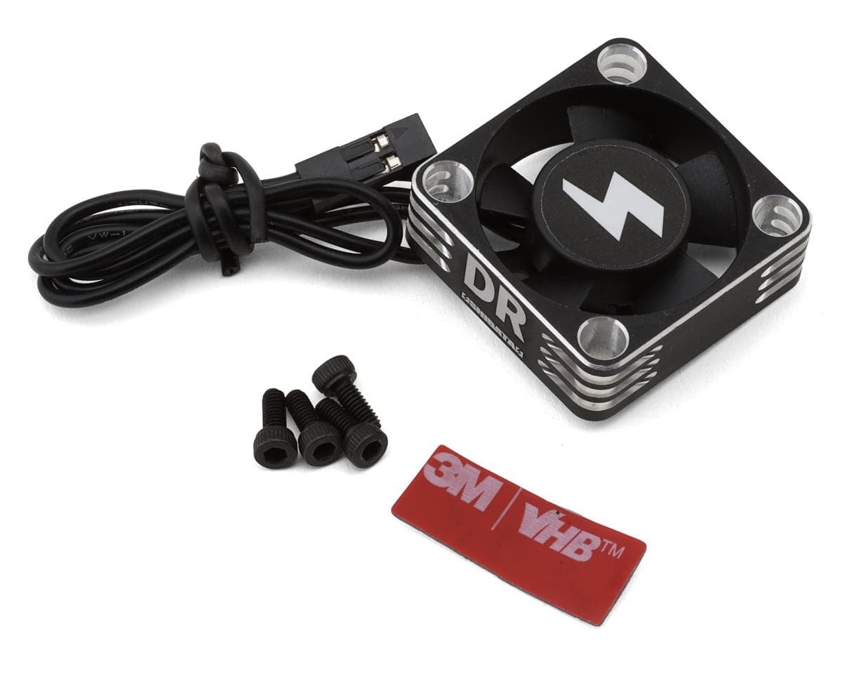 Shibata 30mm DR Aluminum Cooling Fan (Black)