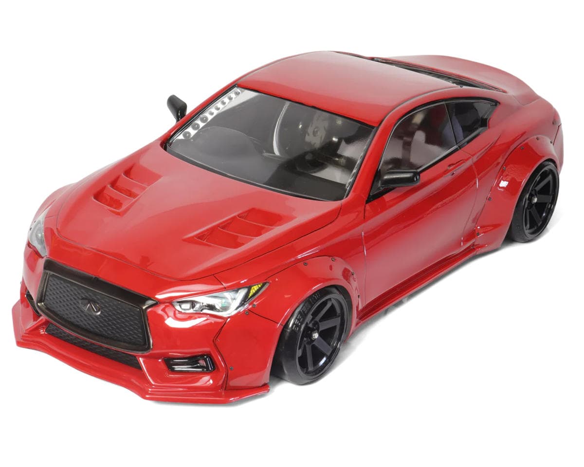 Shibata 1/10 2021 Infiniti Q60 D1GP Drift Body (Clear) (260mm Wheelbase)