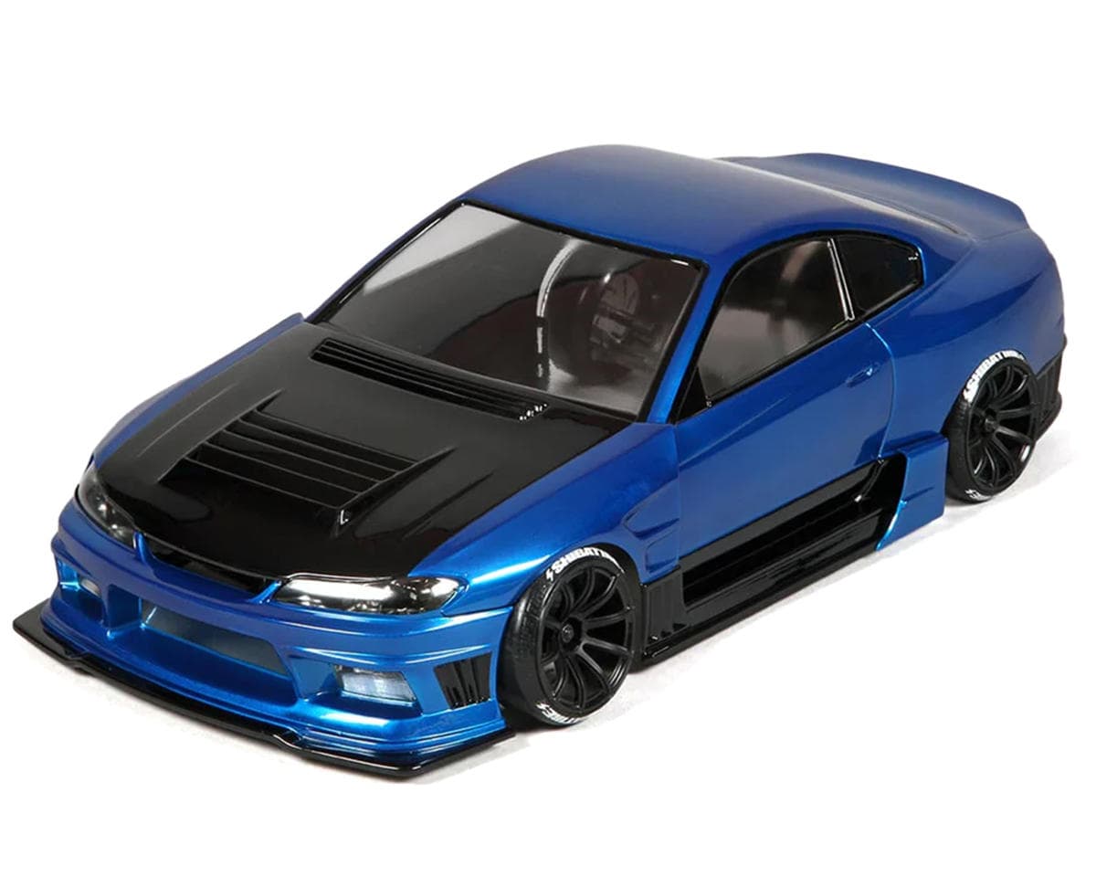 Shibata 1/10 "D-MAX Racing Spec" Nissan Silvia S15 Polycarbonate Drift Body (Clear) (253mm Wheelbase)