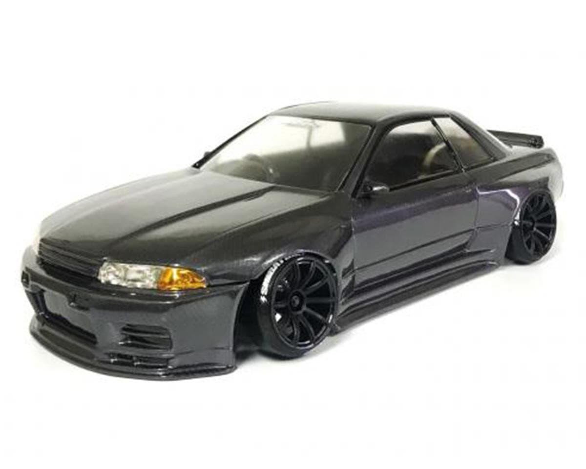 Shibata 1/10 Nissan Skyline R32 Active Carbon-R Polycarbonate Drift Body (Clear) (253mm Wheelbase)