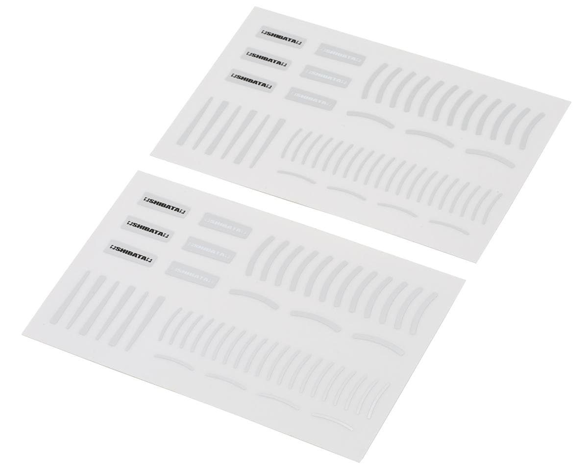 Shibata Drift Wheel Decal Sheets (Grey) (2)