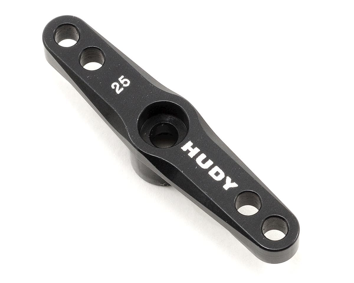 Hudy 1/8 Off-Road Aluminum Double Arm Servo Horn (25T-Futaba) (Non-Threaded)