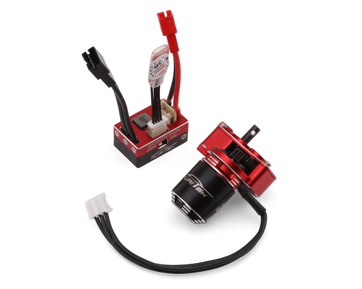 Furitek Axial® SCX24 MicroPython ESC & Micro Komodo Brushless Motor (3450kV) w/Micro Stellar LCG Transmission (Gen 2026)