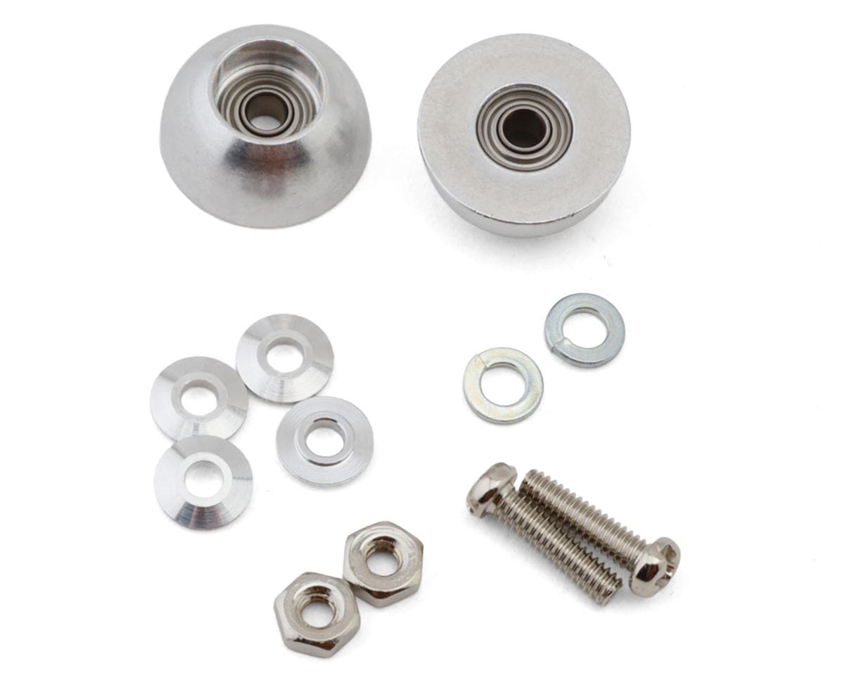 Tamiya HG Aluminum Ball-Race Rollers (11mm) (Bowl Type) (Limited Edition)