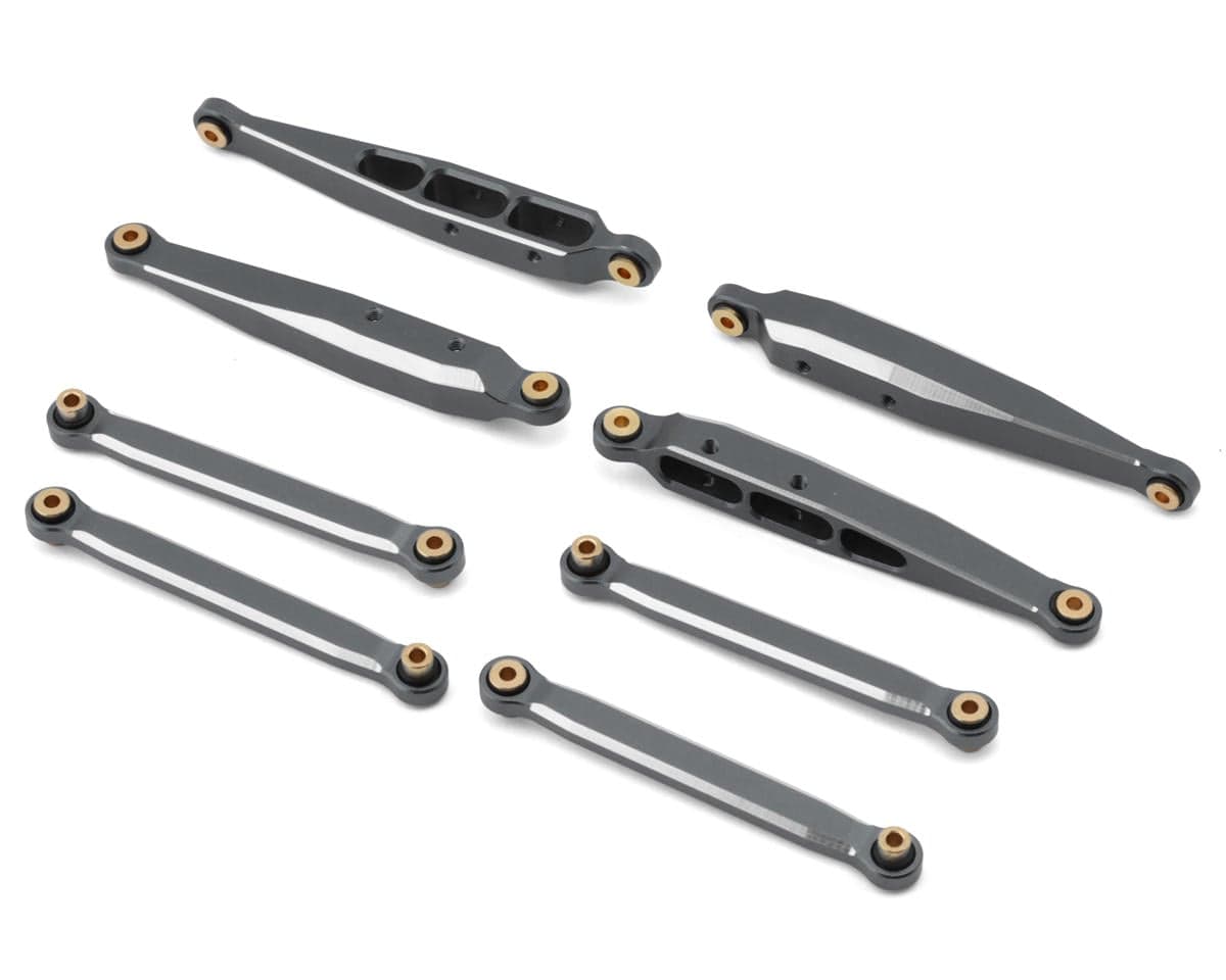 HPI Mini King Flux Big Kahuna Aluminum Suspension Link Set (Gunmetal)