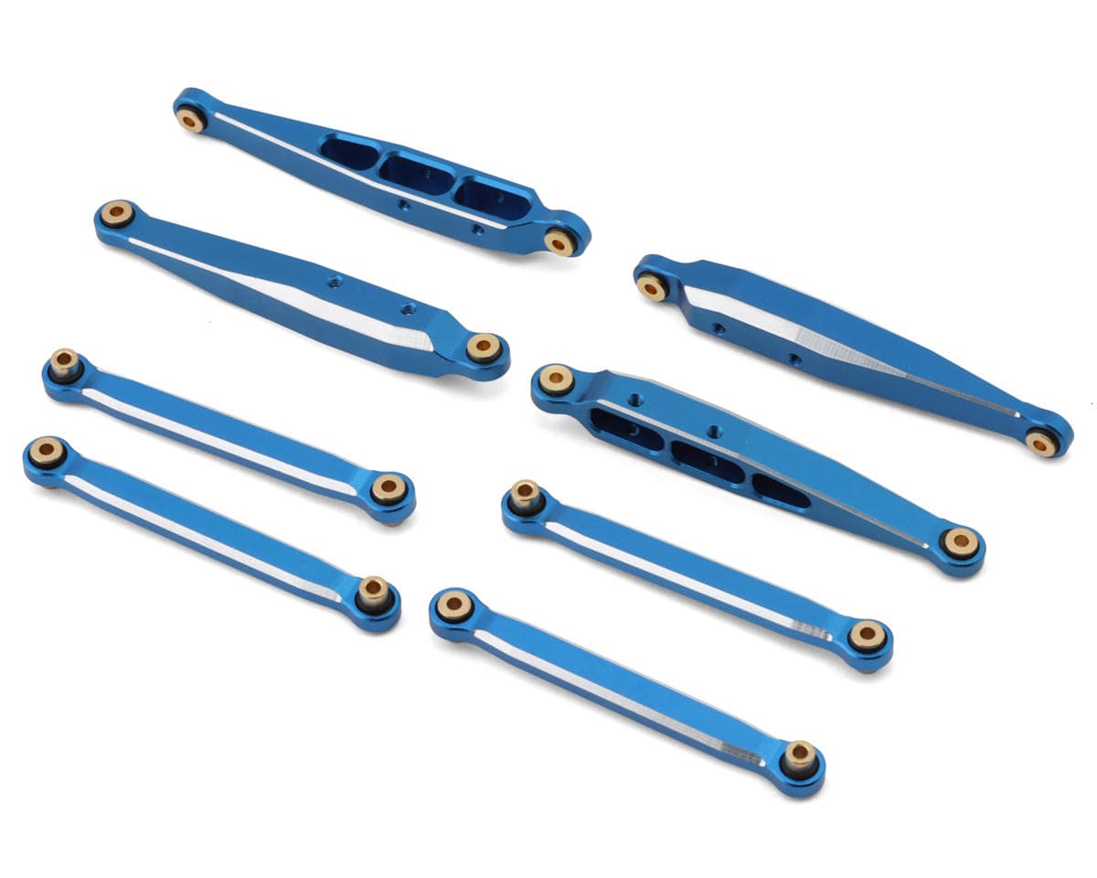 HPI Mini King Flux Big Kahuna Aluminum Suspension Link Set (Blue)
