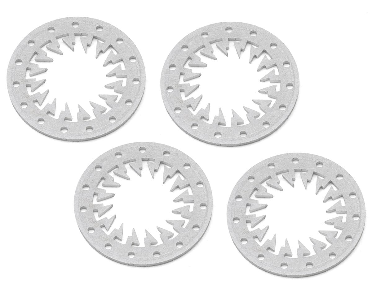 SmithBuilt Scale Designs 1.0" Aluminum Lightning Beadlock Rings (4) (for Treal Wheels 15 Hole)