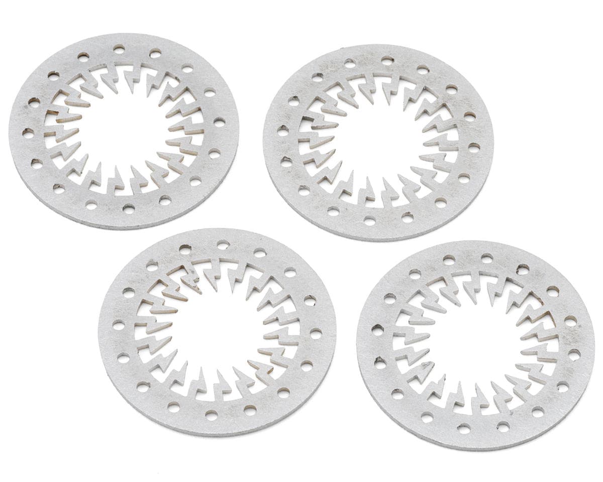 SmithBuilt Scale Designs 1.3" "Lightning" Beadlock Rings for Injora Wheels (4) (16 Hole)