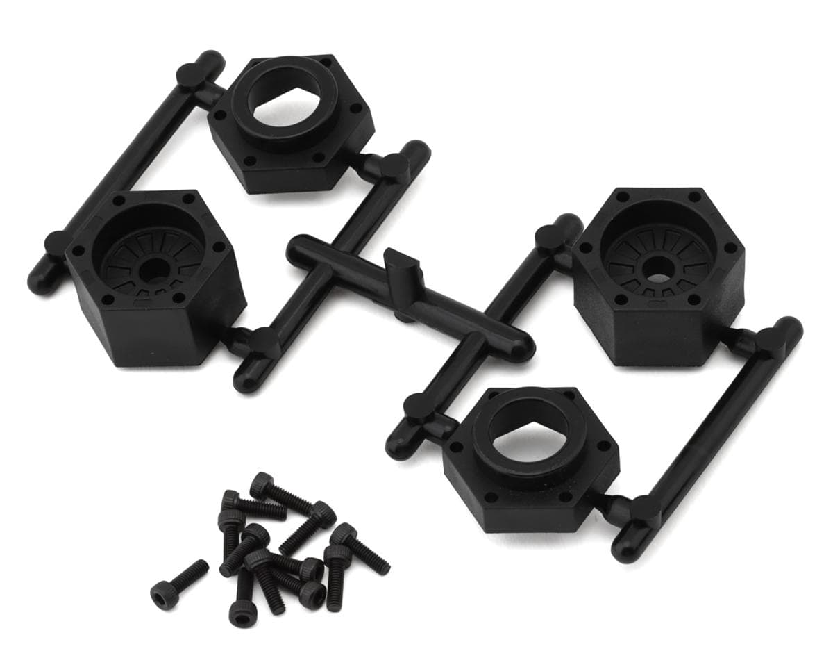 UpGrade RC 17mm Narrow & Wide Wheel Hex Adapters w/Hardware (Traxxas® MAXX®)
