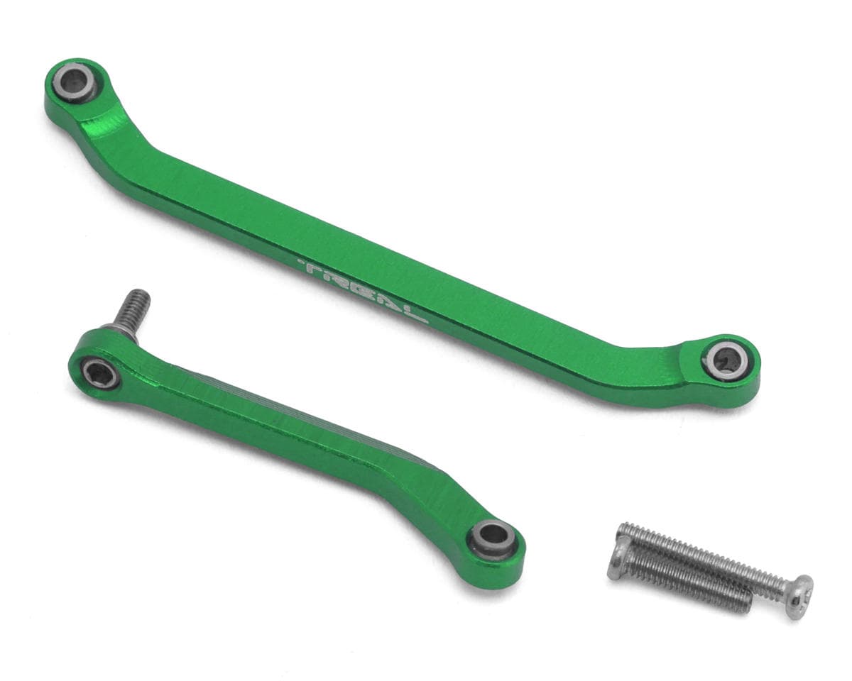 Treal Hobby Axial SCX30 7075 Aluminum Steering Links Set (Green)