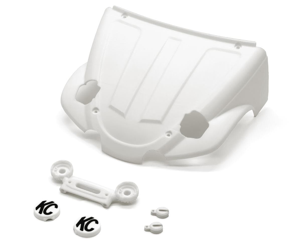 Knight Customs Vanquish H10 Optic Terra Bug Hood B (Unpainted) (Notched) w/Lightbar Fairlead & Light Covers