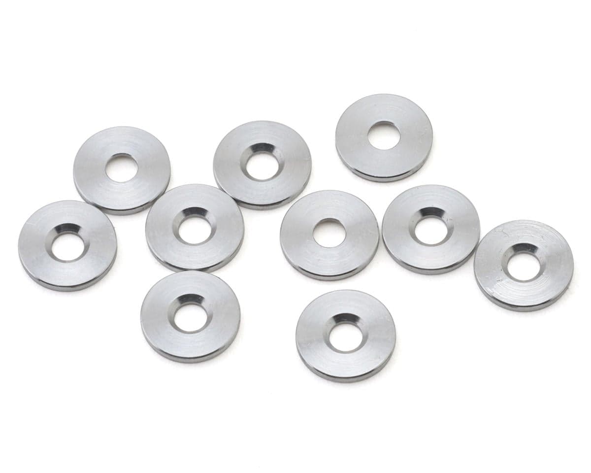 XRAY X4 '26 Aluminum 3x9x1mm Deeper Countersunk Shims (10)