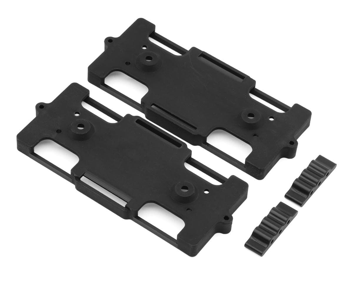 XRAY XB8E '26 Composite Mid-Size & Shorty Battery Trays (2)