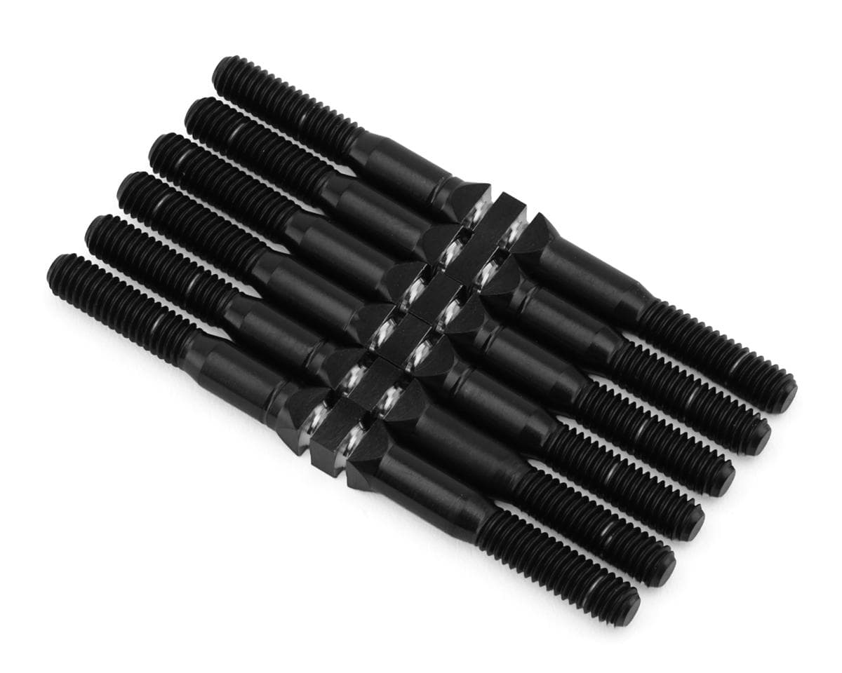 Whitz Racing Products Team Associated RC10B7.1 HyperMax Titanium Turnbuckles Set (Black)