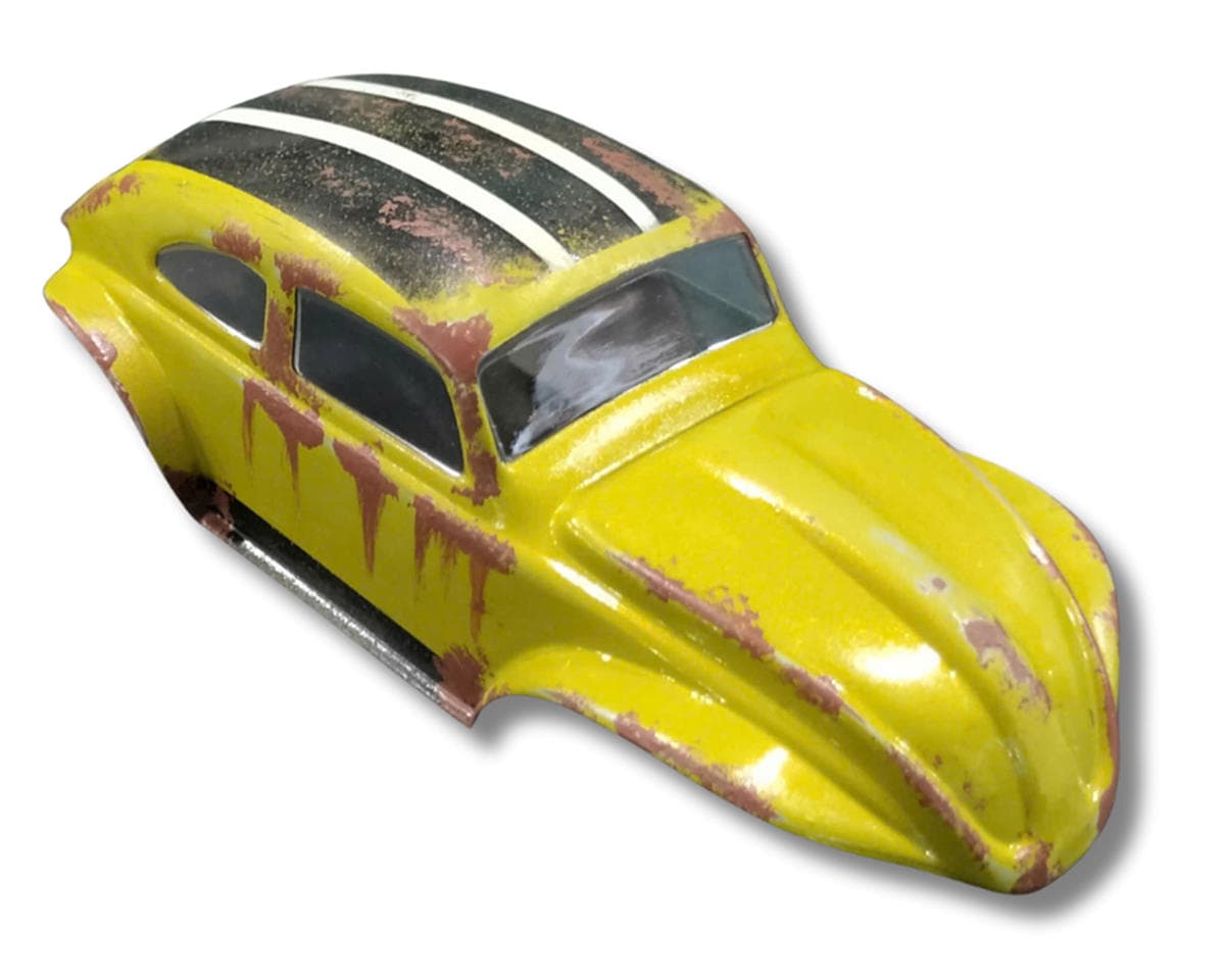 RadianZ Design 1/30 Airbrush Pre-Painted Rock Crawler Body (Yellow Stripe) (K10) (Axial SCX30)