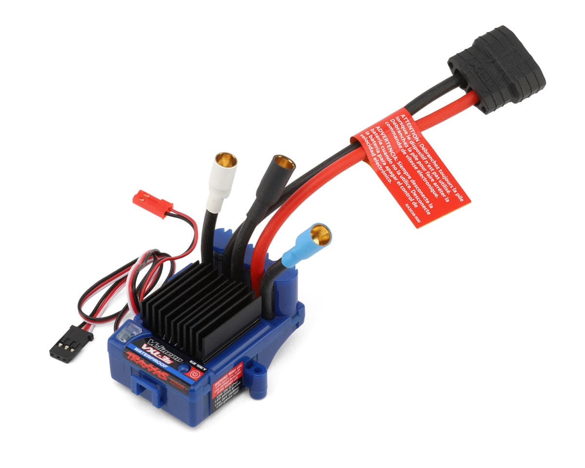Traxxas VXL-3S Waterproof Sensorless Brushless ESC w/6mm Bullet Connectors (2-3S) (Stampede 4x4 VXL)