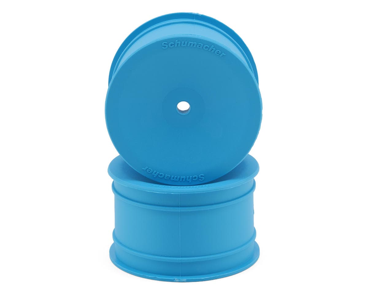 Schumacher 2.2" Rear Buggy Wheels (Blue) (2)